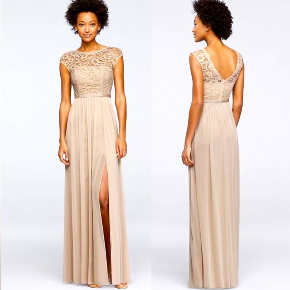 NWT size 16 Lace dress with long mesh skirt Bridesmaid Mother of the Bride Groom